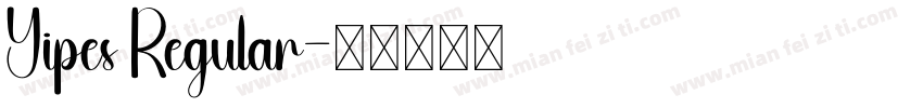 Yipes Regular字体转换